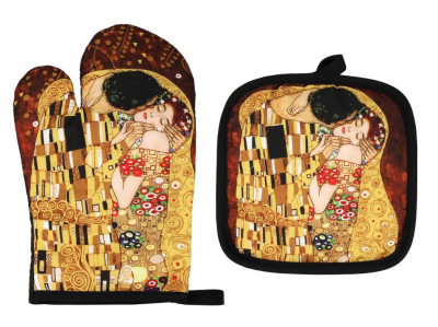Chňapka a rukavica, G. Klimt, bozk