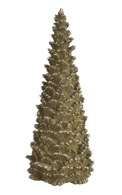 Vianočný dekoračný stromček, keramika, zelený, 31,5 cm