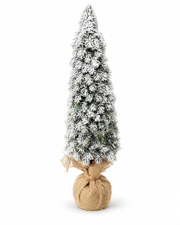 Vianočný umelý stromček, zasnežený, 64 cm