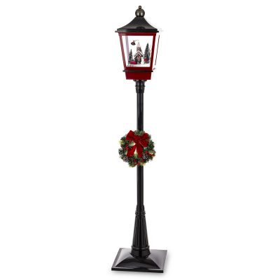 Vianočný dekoračný lampáš, farebný, LED, 186x38x38 cm