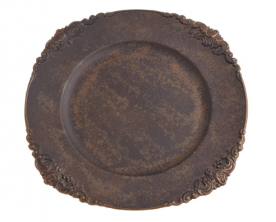 Tanier, rustikálny, tmavohnedý, 35 cm