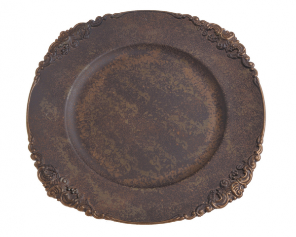 Tanier, rustikálny, tmavohnedý, 35 cm