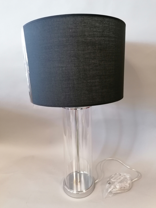 Podlahová lampa čierna 72x40cm