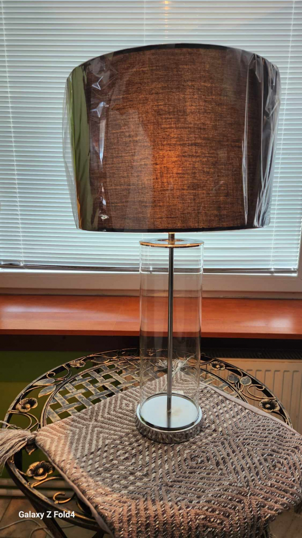 Podlahová lampa čierna 72x40cm