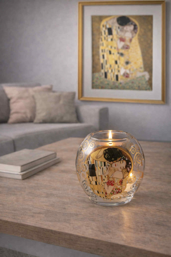 Gustáv Klimt  - Svietnik Gold 