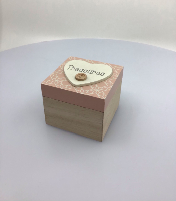Krabička na šperky  7,5x7,5x6 cm