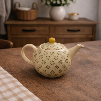 Čajník so sitkom zelený 