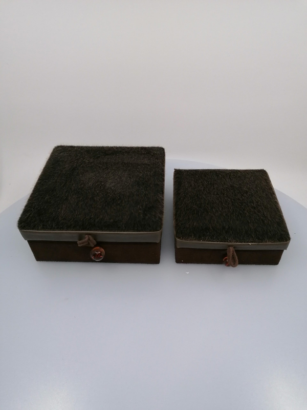 Škatuľka tmavohnedá 15x7x15 cm