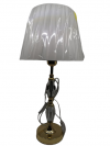 Stolová lampa biela 55x30cm