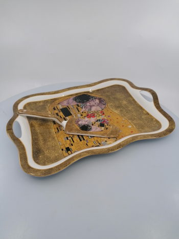 Gustáv Klimt, Táckový set s lopatkou