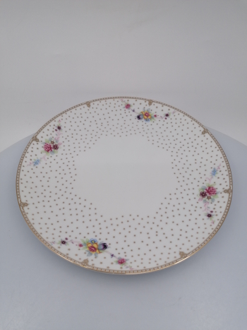 Plytký tanier 21cm, kvetiny