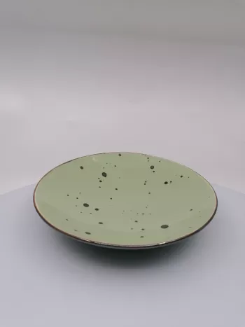 Hlboký tanier, zelený