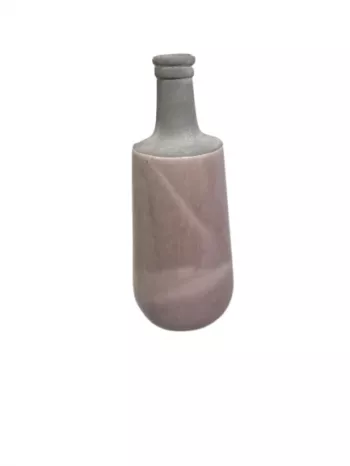 Keramická váza, fialová, 30x13 cm