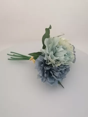 Umelá kytica kvetov Pivónie, rôzne farby, 25 cm