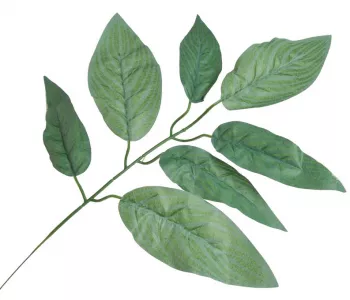 Umelá rastlina zelená listová dekorácia
